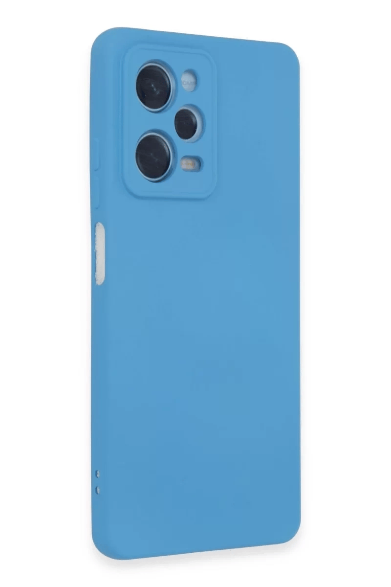 Xiaomi Redmi Note 12 Pro 5G Kılıf Nano içi Kadife Silikon - Mavi