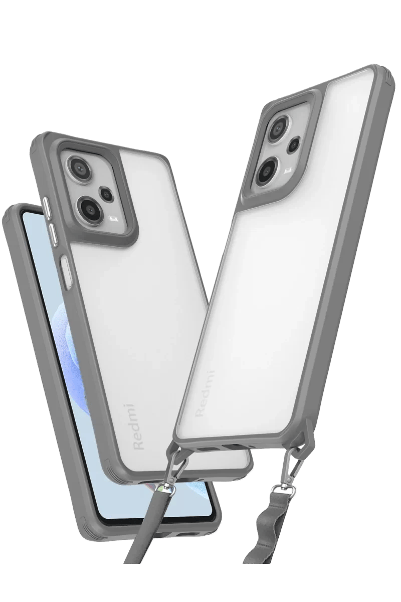 Xiaomi Redmi Note 12 Pro 5G Kılıf Penta Silikon Kılıf - Titan Gri