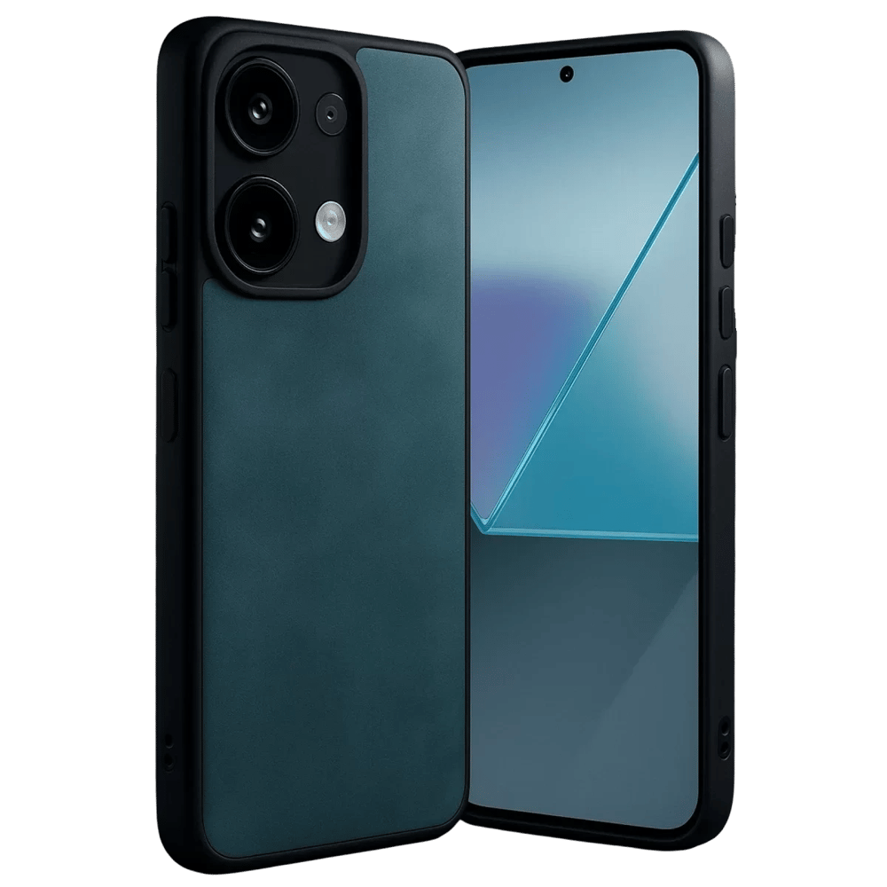 Xiaomi Redmi Note 13 4G Kılıf Aras Deri Kapak - Koyu Yeşil
