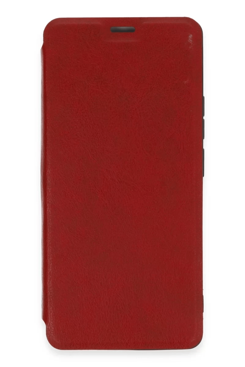 Xiaomi Redmi Note 13 4G Kılıf Flip Cover - Kırmızı