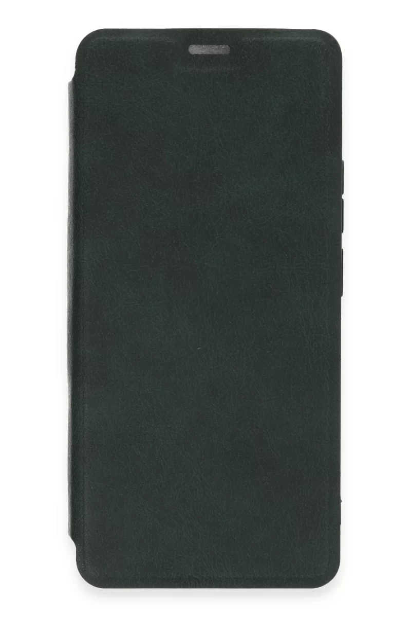 Xiaomi Redmi Note 13 4G Kılıf Flip Cover - Koyu Yeşil