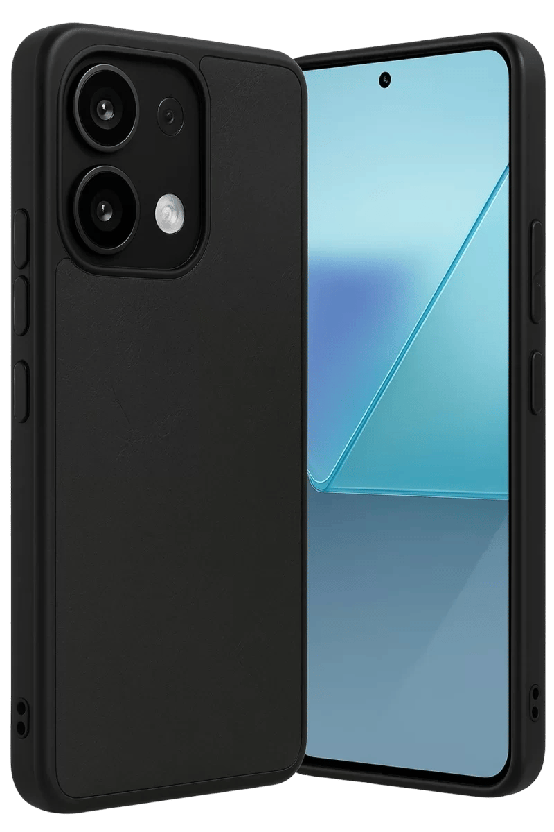 Xiaomi Redmi Note 13 Pro 4G Kılıf Aras Deri Kapak - Siyah
