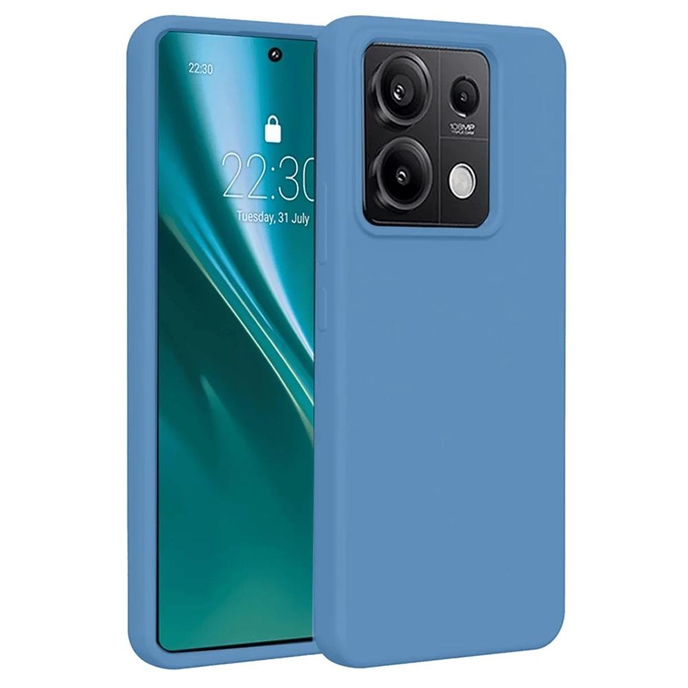 Xiaomi Redmi Note 13 Pro 4G Kılıf First Silikon - Mavi