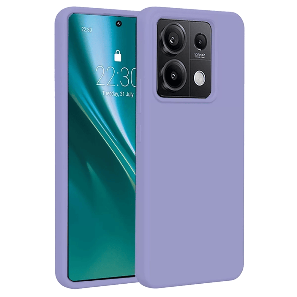 Xiaomi Redmi Note 13 Pro 4G Kılıf First Silikon - Lila