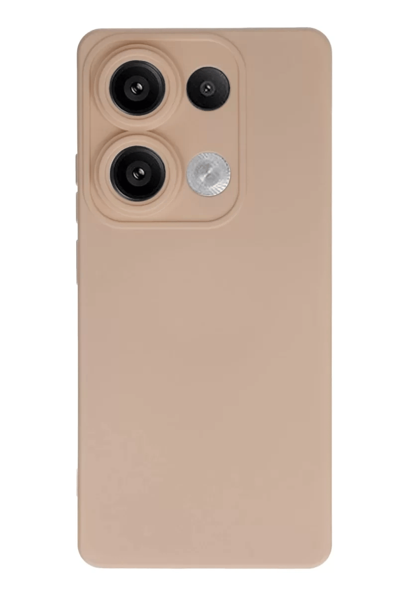 Xiaomi Redmi Note 13 Pro 4G Kılıf Nano içi Kadife Silikon - Pudra