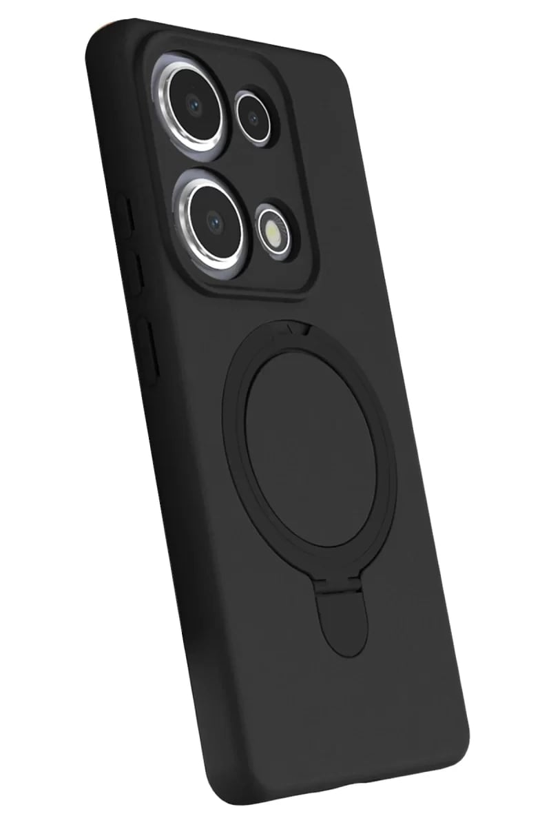 Xiaomi Redmi Note 13 Pro 4G Regal Magsafe Standlı Kapak - Siyah