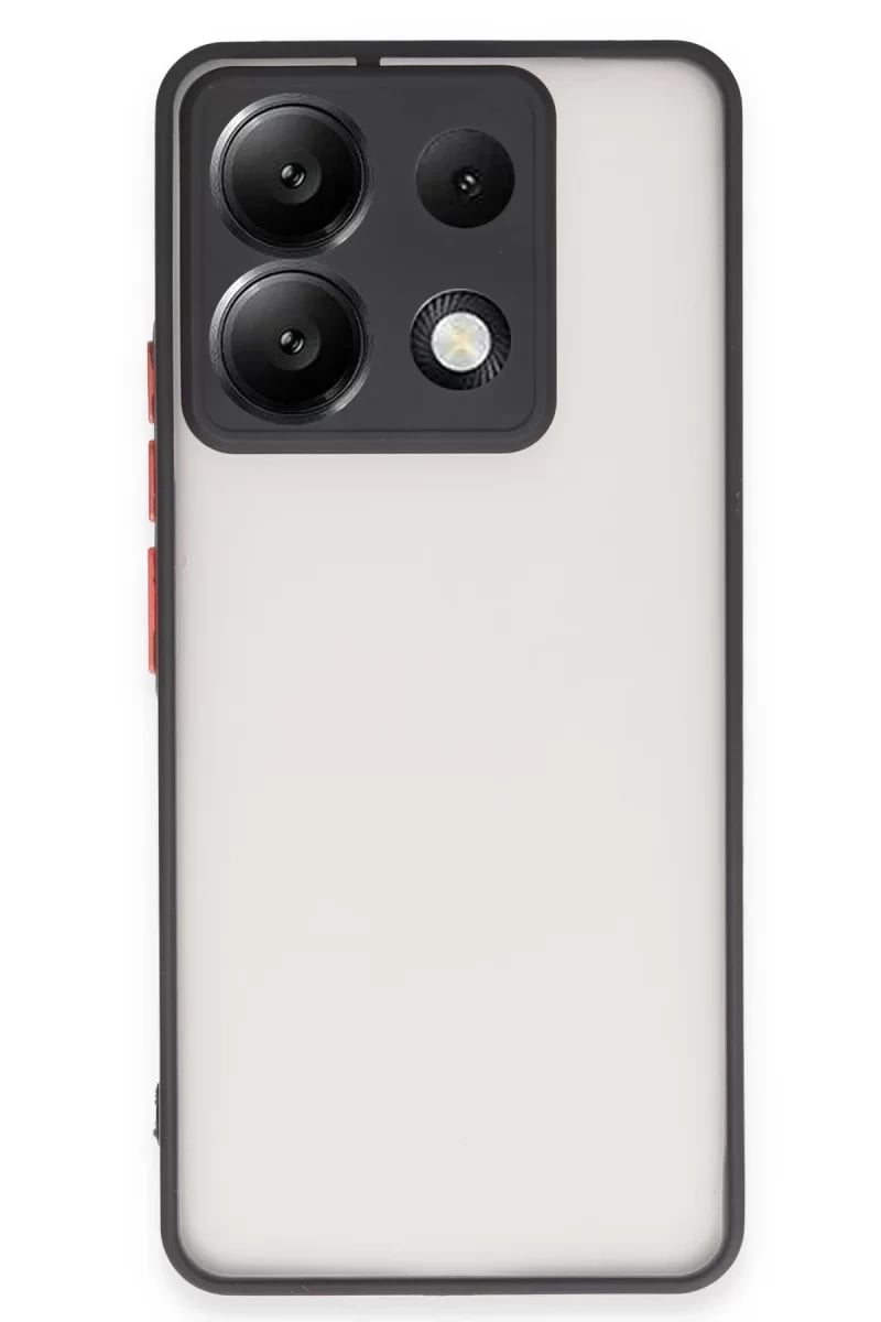 Xiaomi Redmi Note 13 Pro 5G Kılıf Montreal Silikon Kapak - Siyah