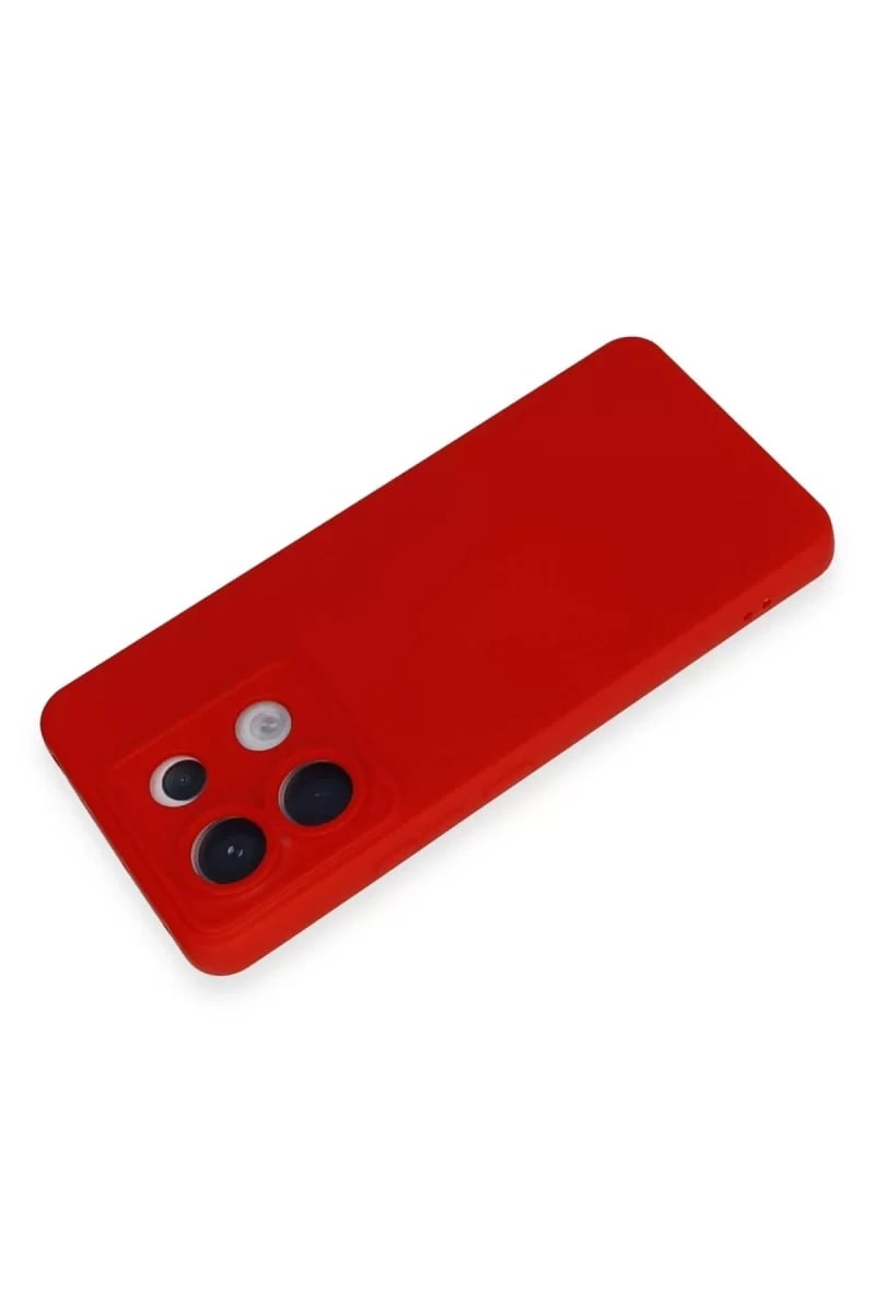 Xiaomi Redmi Note 13 Pro 5G Kılıf Nano içi Kadife Silikon - Kırmızı