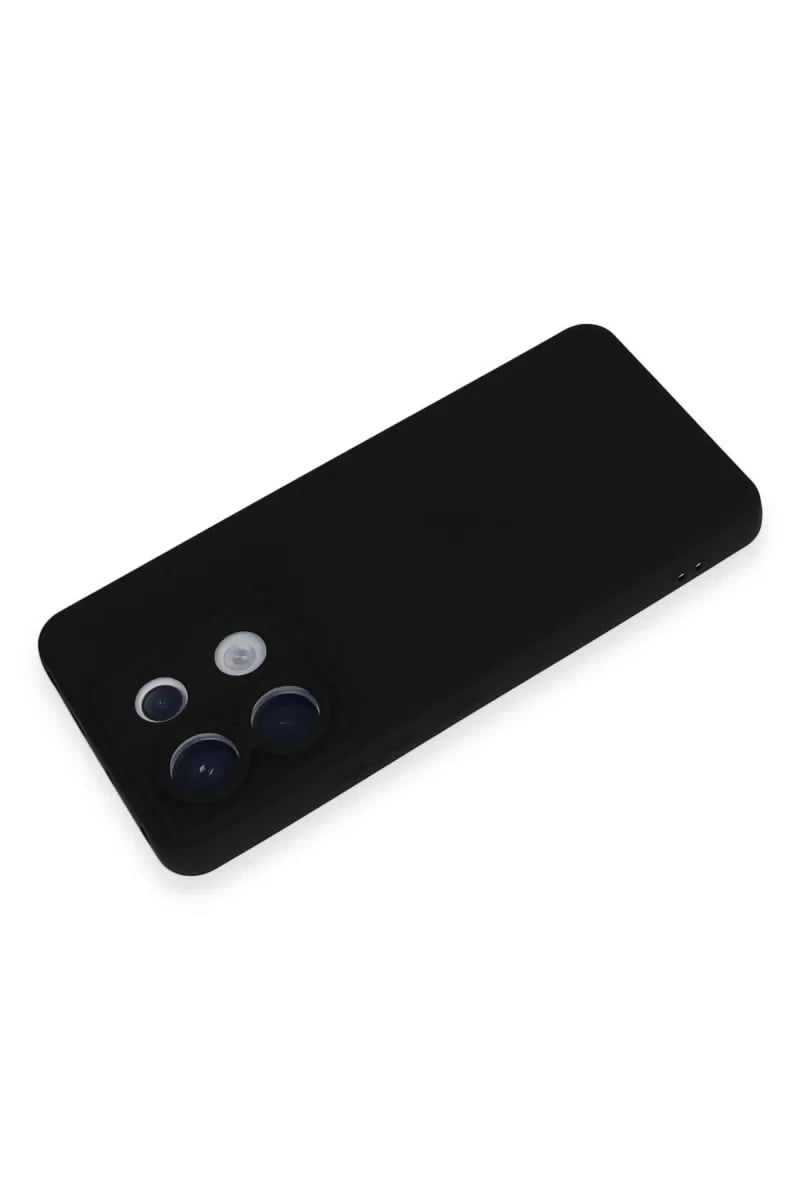 Xiaomi Redmi Note 13 Pro 5G Kılıf Nano içi Kadife Silikon - Siyah