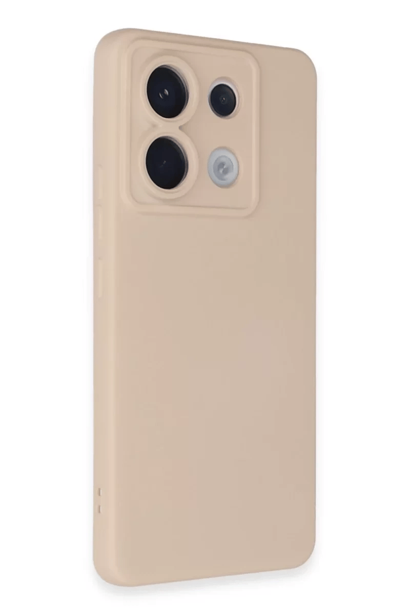 Xiaomi Redmi Note 13 Pro 5G Kılıf Nano içi Kadife Silikon - Pudra