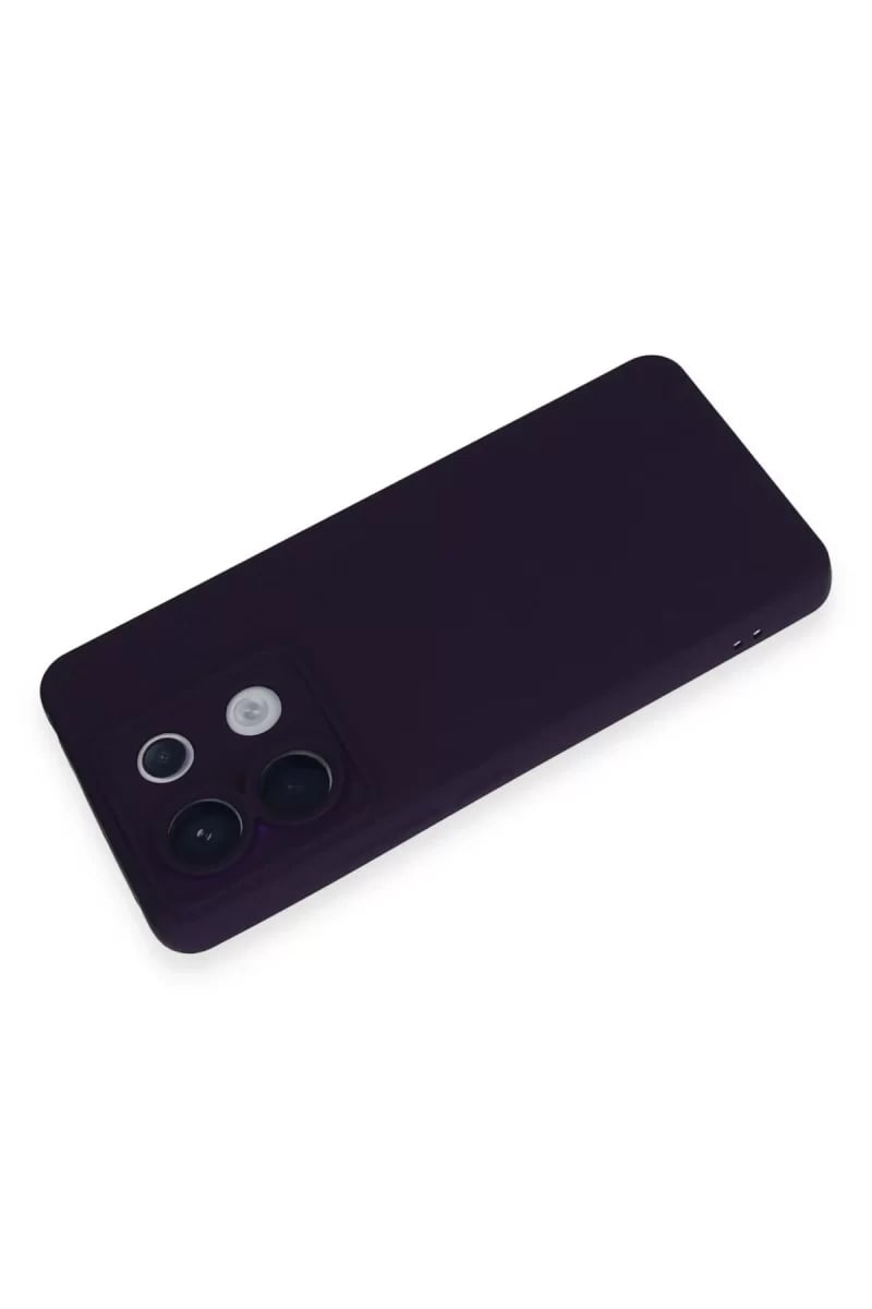 Xiaomi Redmi Note 13 Pro 5G Kılıf Nano içi Kadife Silikon - Mor