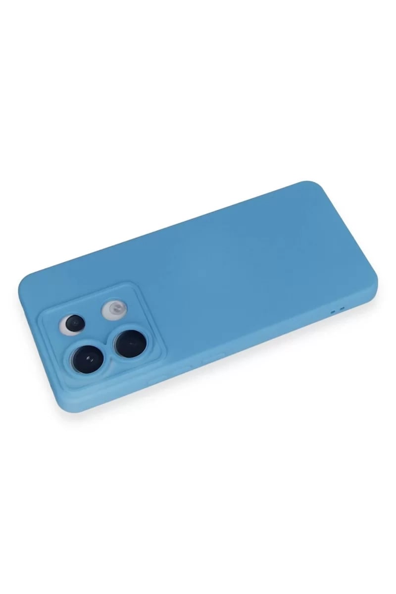 Xiaomi Redmi Note 13 Pro 5G Kılıf Nano içi Kadife Silikon - Mavi