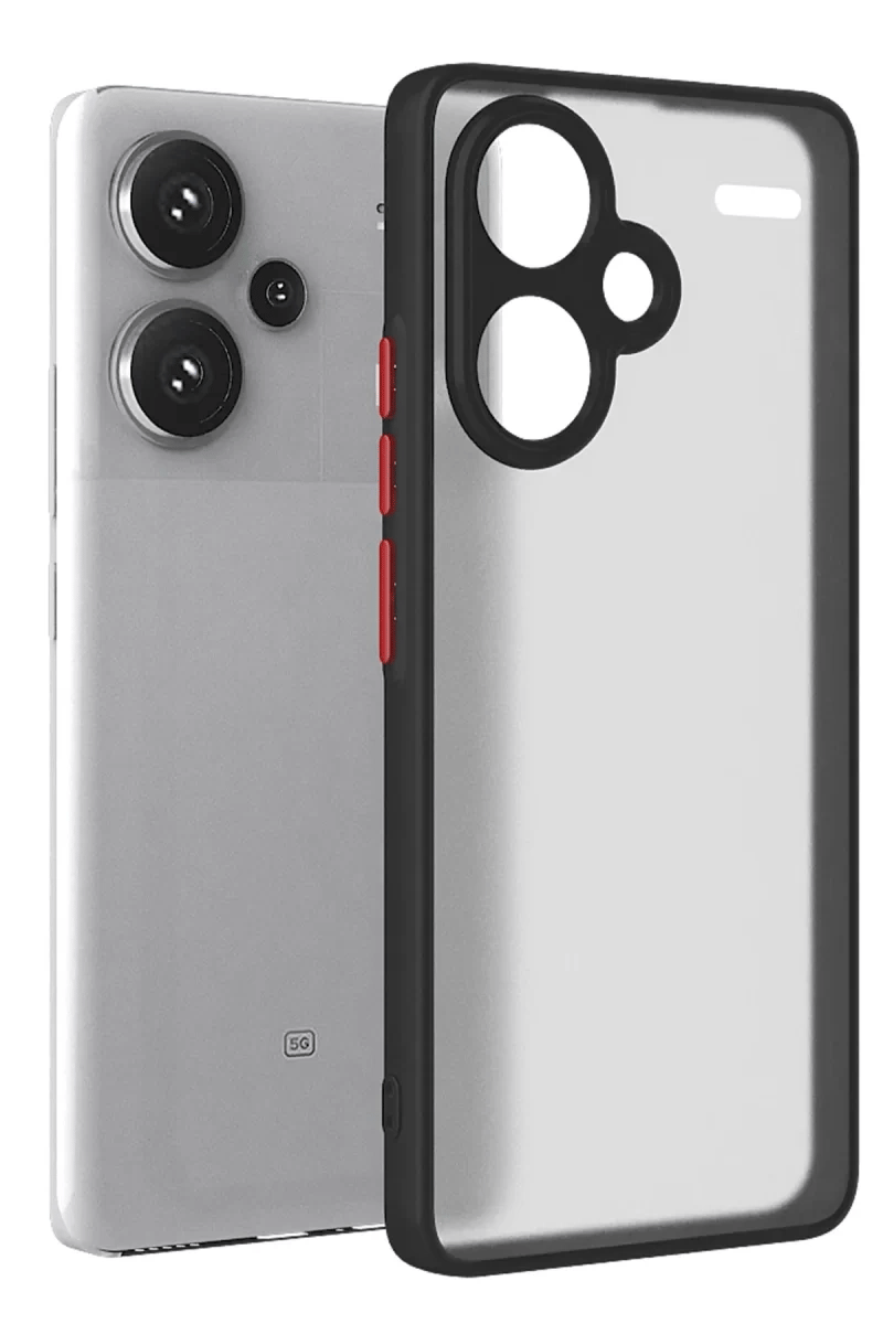 Xiaomi Redmi Note 13 Pro Plus Kılıf Montreal Silikon Kapak - Siyah