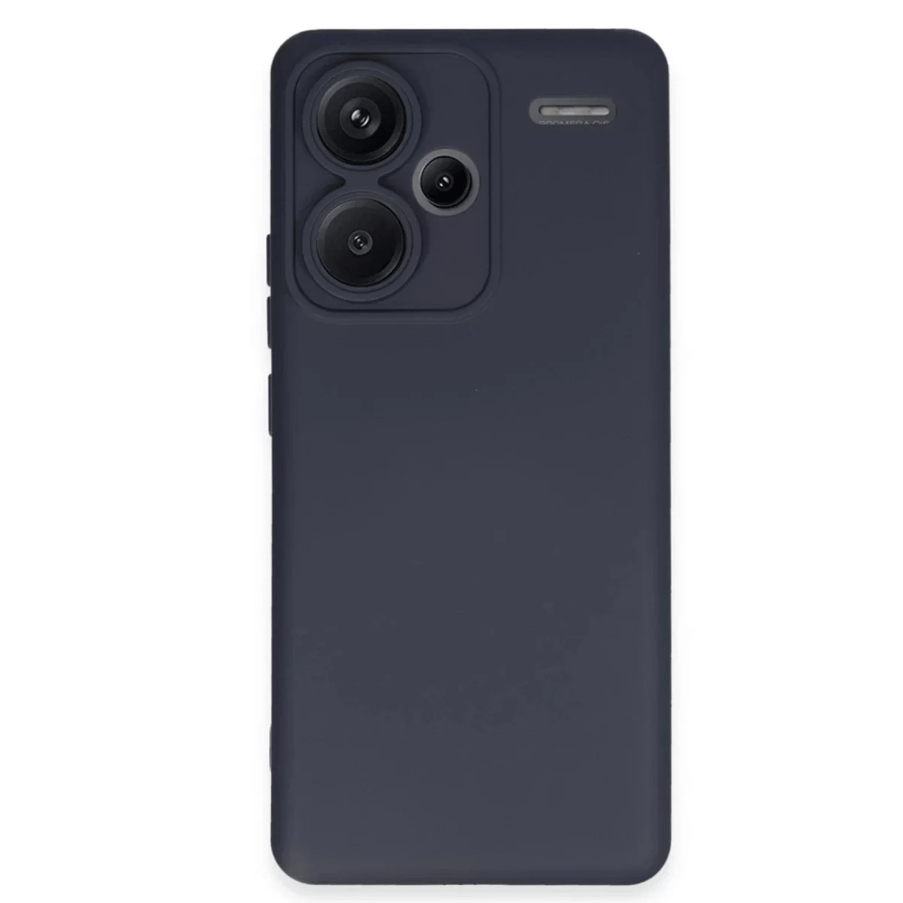 Xiaomi Redmi Note 13 Pro Plus Kılıf Nano içi Kadife Silikon - Lacivert
