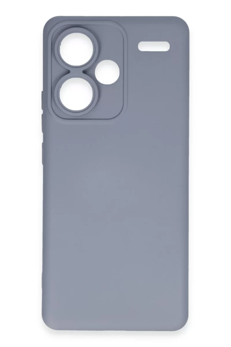 Xiaomi Redmi Note 13 Pro Plus Kılıf Nano içi Kadife Silikon - Gri