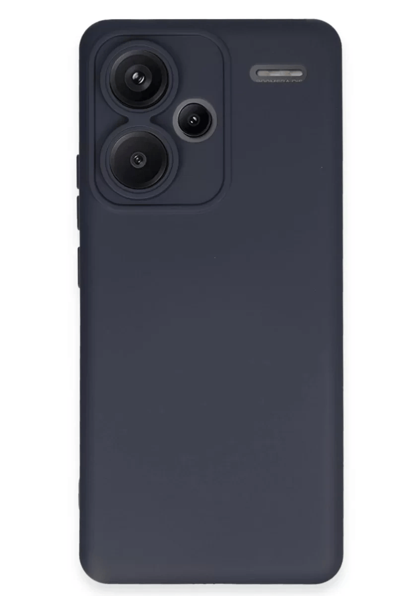 Xiaomi Redmi Note 13 Pro Plus Kılıf Nano içi Kadife Silikon - Lacivert