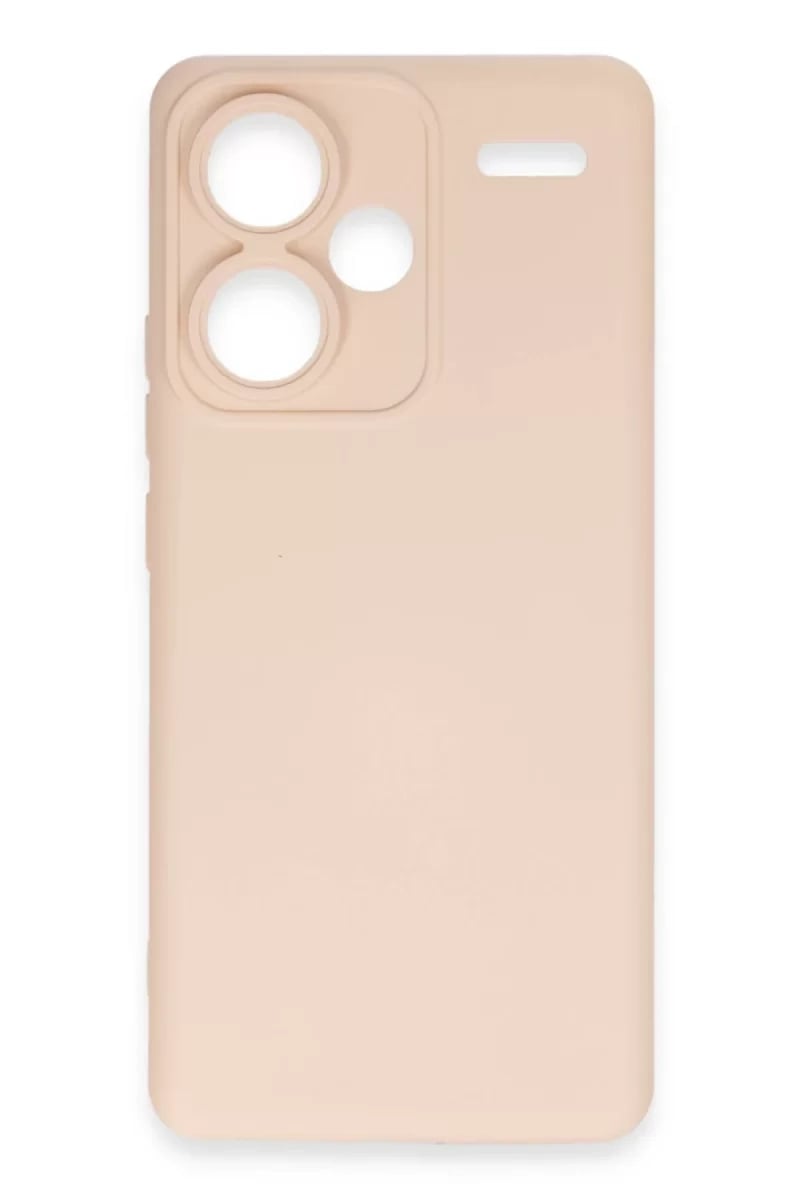 Xiaomi Redmi Note 13 Pro Plus Kılıf Nano içi Kadife Silikon - Pudra