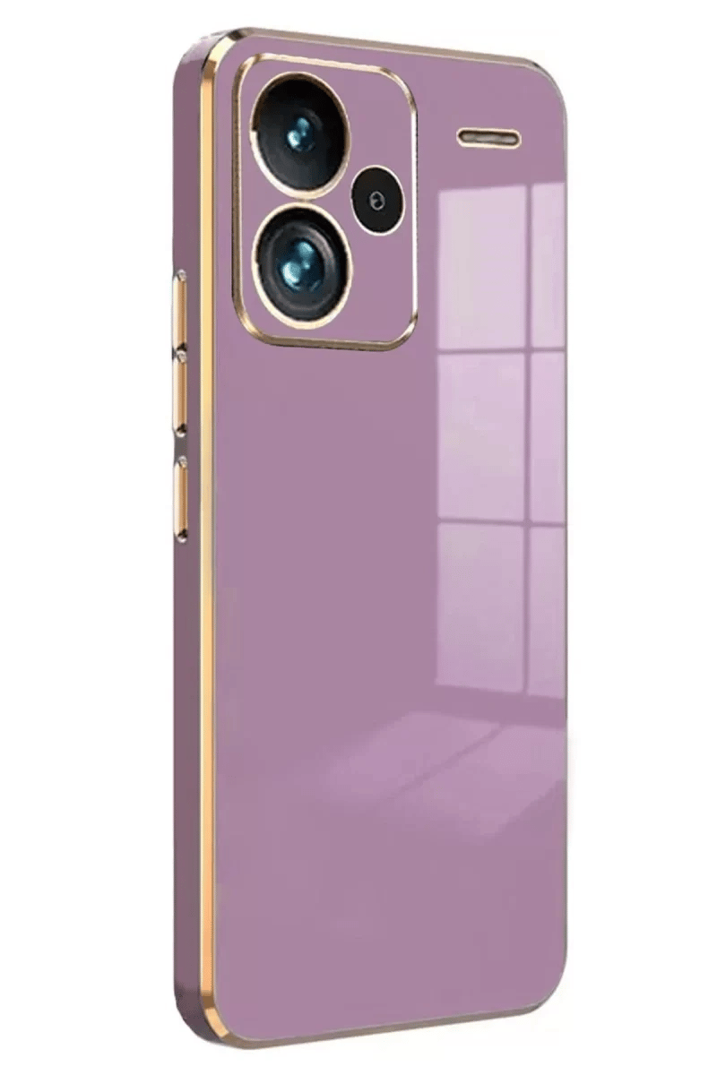 Xiaomi Redmi Note 13 Pro Plus Kılıf Volet Silikon - Mor