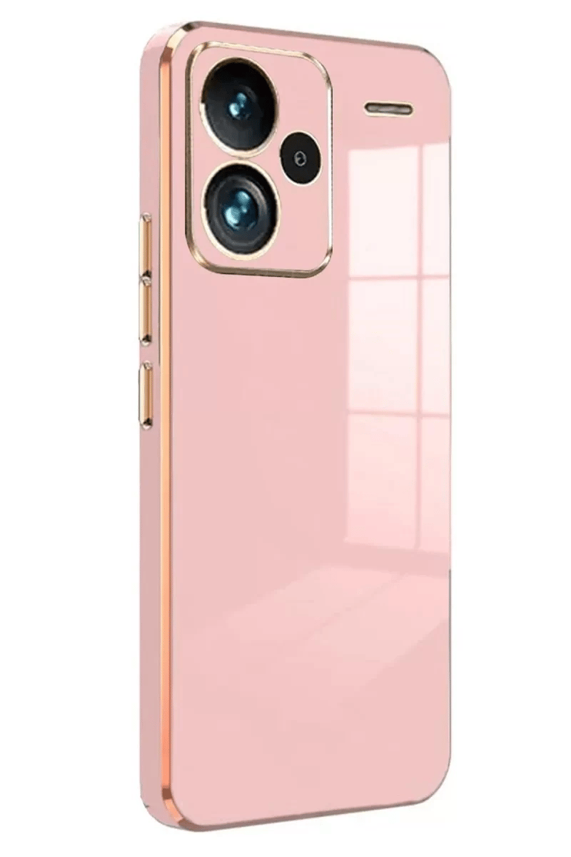 Xiaomi Redmi Note 13 Pro Plus Kılıf Volet Silikon - Pembe