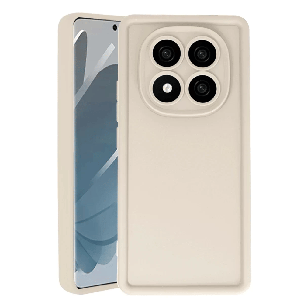 Xiaomi Redmi Note 14 Pro 4G Kılıf Viera Silikon - Krem