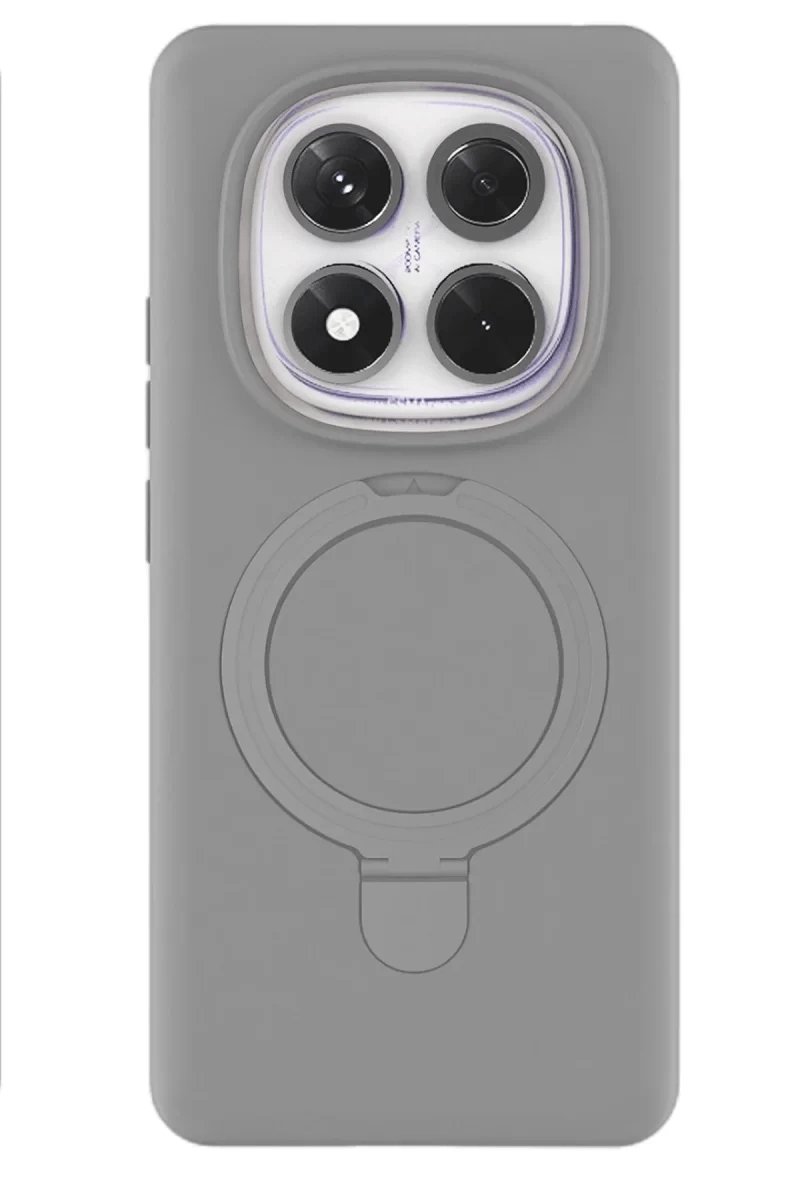 Xiaomi Redmi Note 14 Pro 4G Regal Magsafe Standlı Kapak - Titan Gri