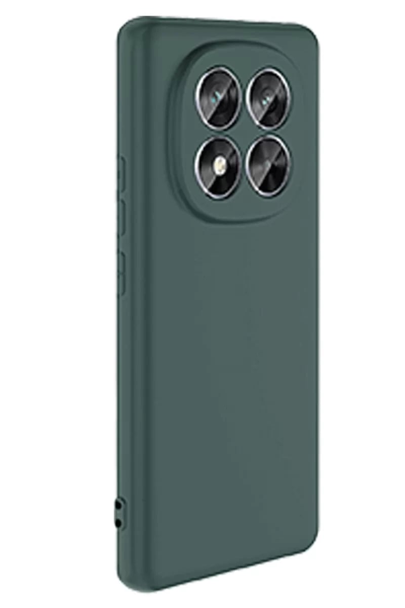 Xiaomi Redmi Note 14 Pro 5G Kılıf First Silikon - Koyu Yeşil