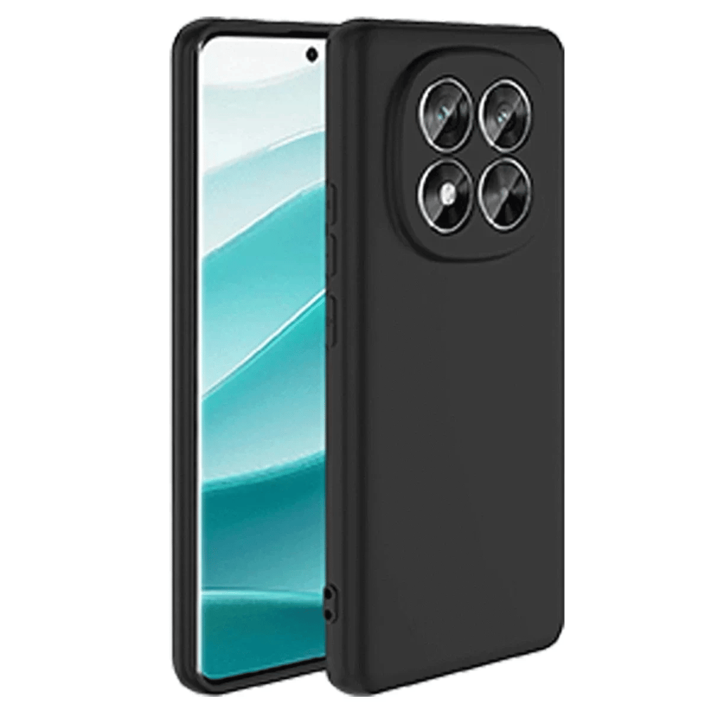 Xiaomi Redmi Note 14 Pro 5G Kılıf Nano içi Kadife Silikon - Siyah