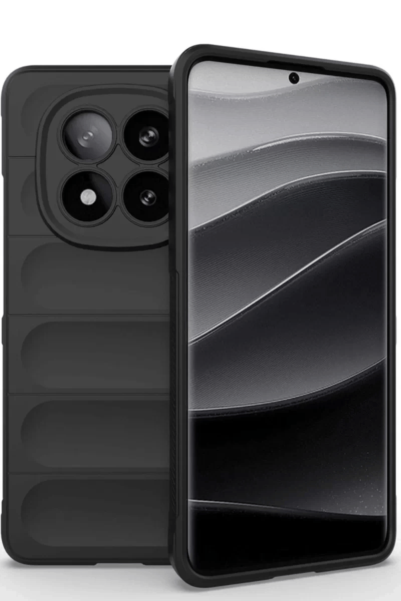Xiaomi Redmi Note 14 Pro 5G Kılıf Optimum Silikon - Siyah