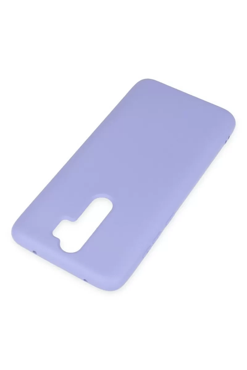 Xiaomi Redmi Note 8 Pro Kılıf Nano içi Kadife Silikon - Lila