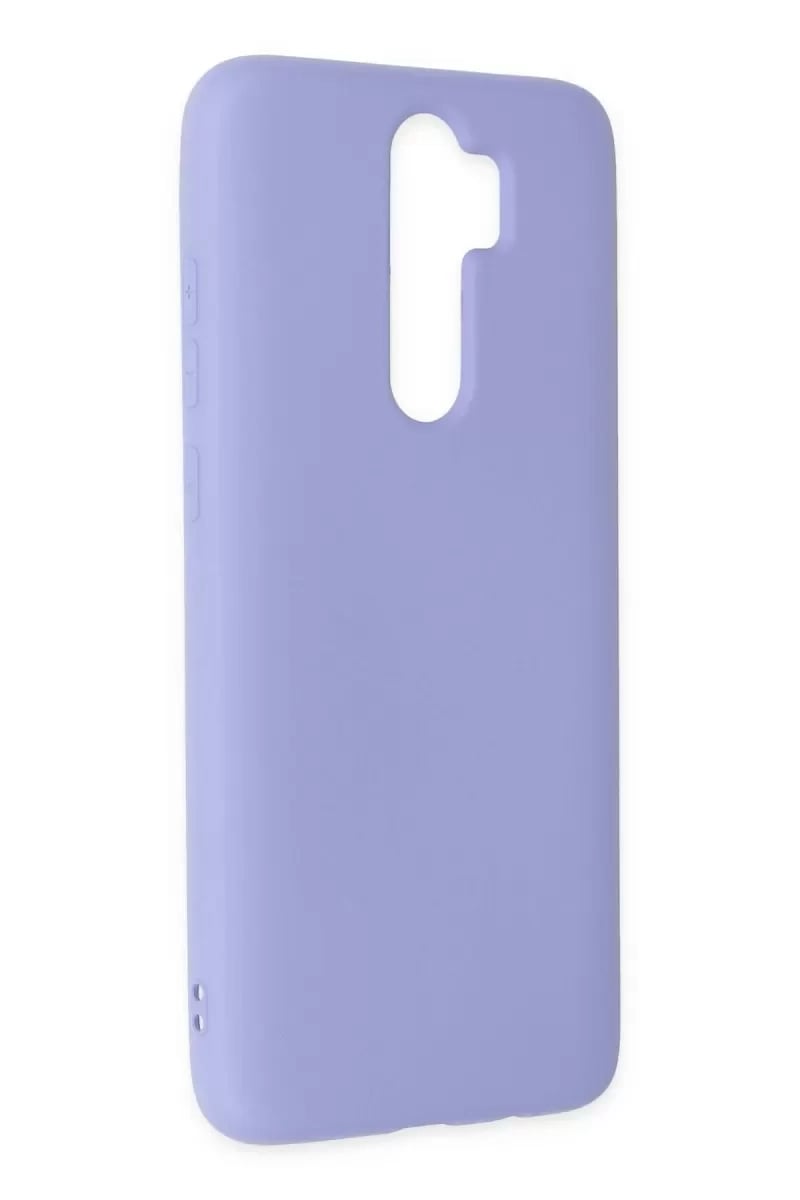 Xiaomi Redmi Note 8 Pro Kılıf Nano içi Kadife Silikon - Lila