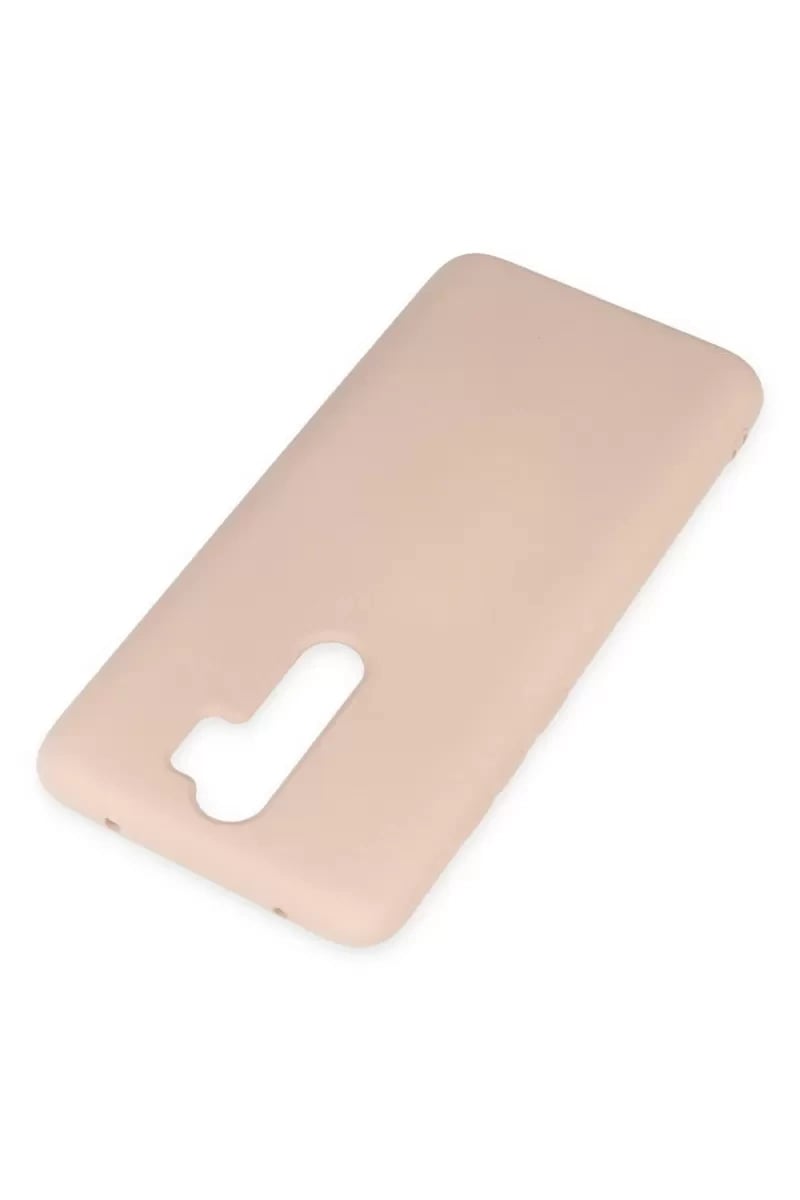 Xiaomi Redmi Note 8 Pro Kılıf Nano içi Kadife Silikon - Pudra