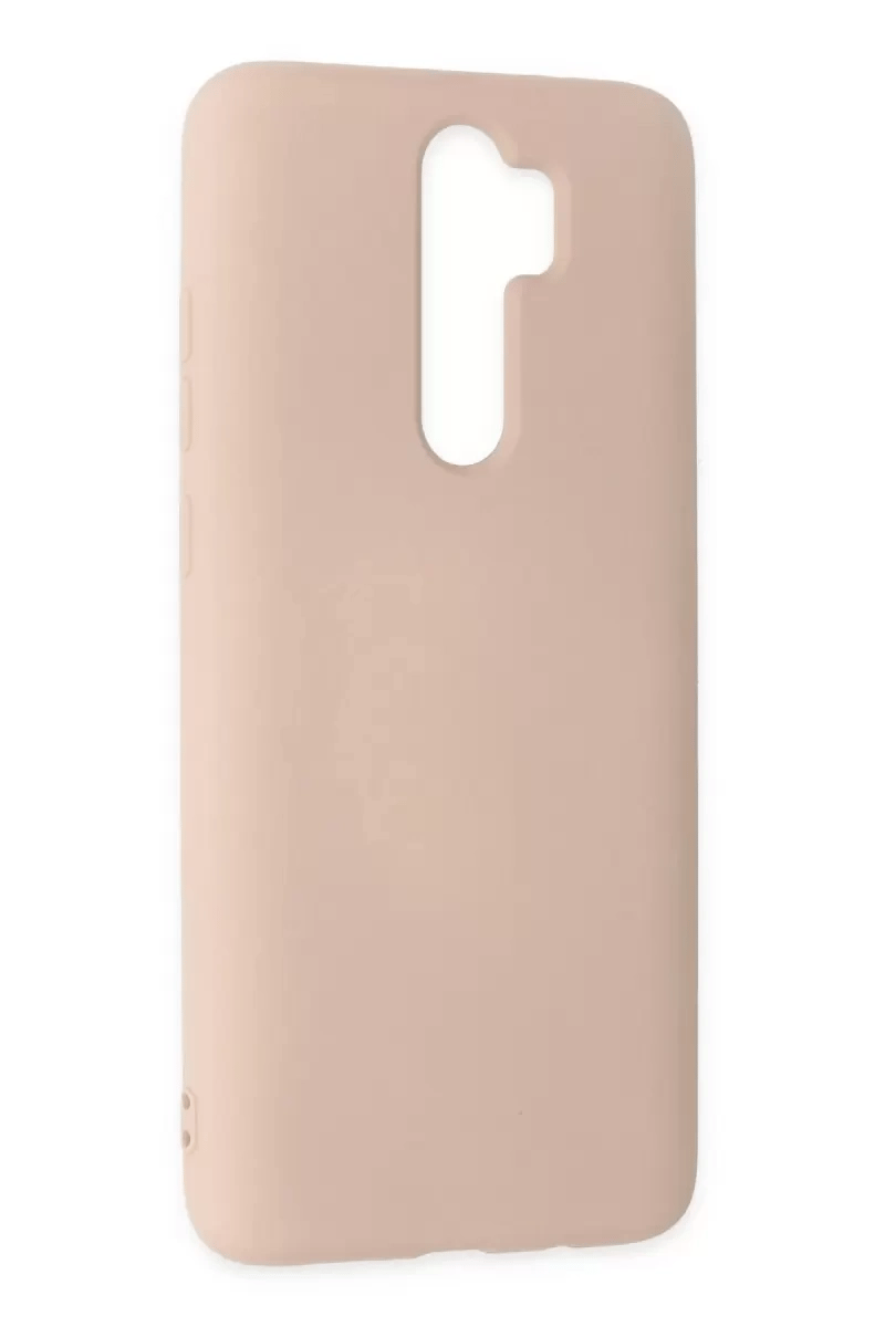 Xiaomi Redmi Note 8 Pro Kılıf Nano içi Kadife Silikon - Pudra