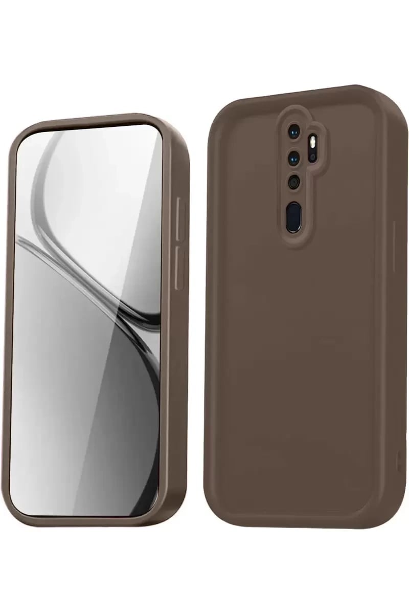 Xiaomi Redmi Note 8 Pro Kılıf Viera Silikon - Kahverengi