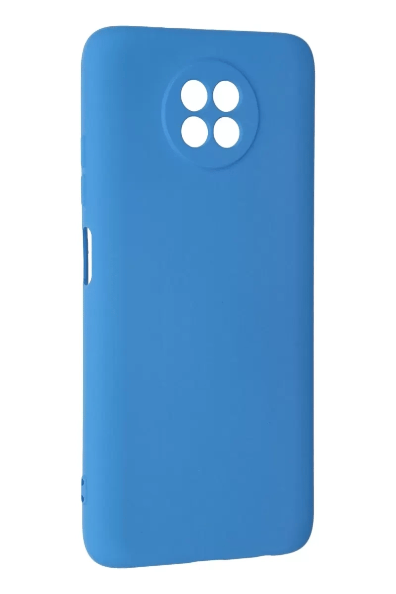 Xiaomi Redmi Note 9 5G Kılıf Nano içi Kadife Silikon - Mavi