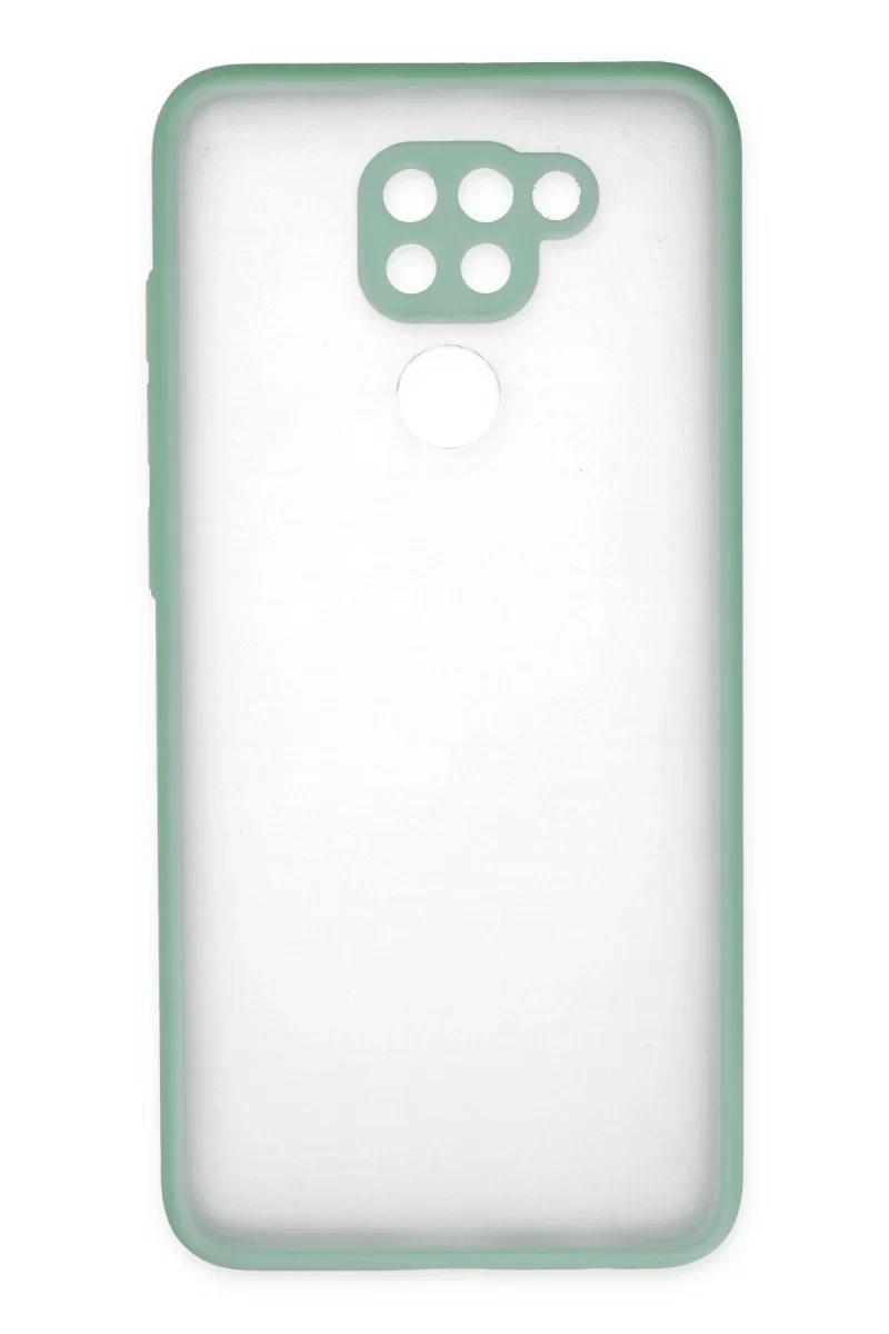 Xiaomi Redmi Note 9 Kılıf Montreal Silikon Kapak - Turkuaz