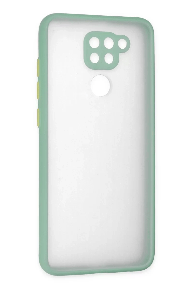Xiaomi Redmi Note 9 Kılıf Montreal Silikon Kapak - Turkuaz