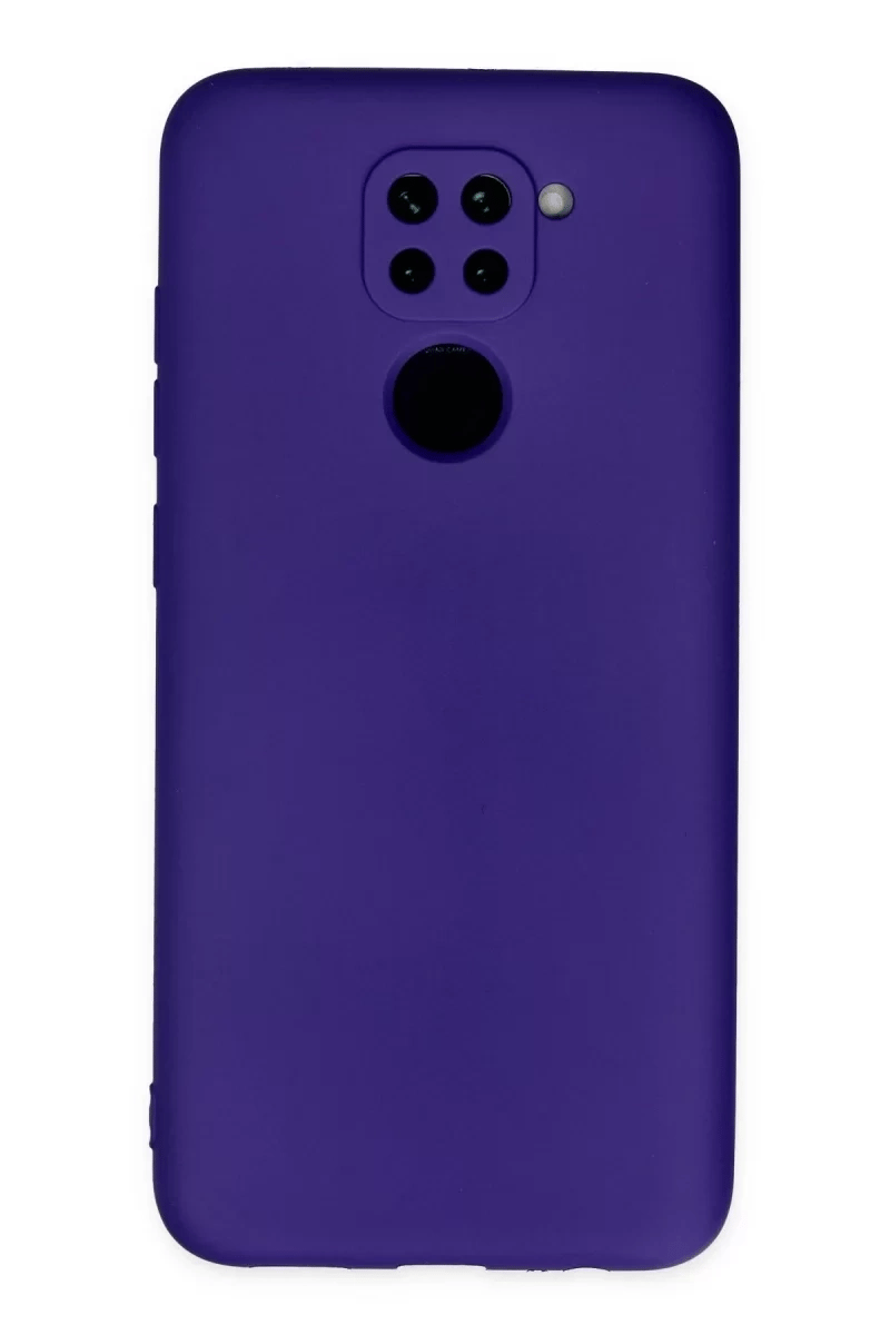 Xiaomi Redmi Note 9 Kılıf Nano içi Kadife Silikon - Mor