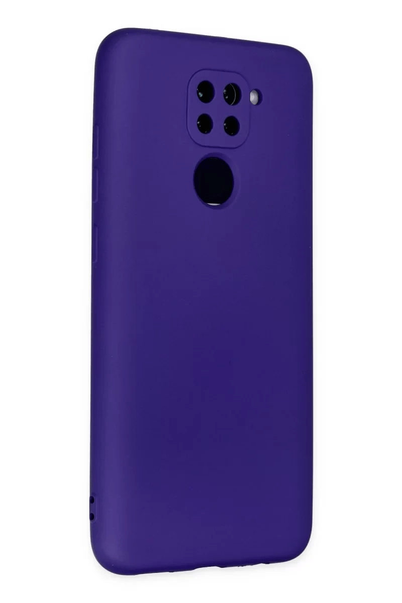 Xiaomi Redmi Note 9 Kılıf Nano içi Kadife Silikon - Mor