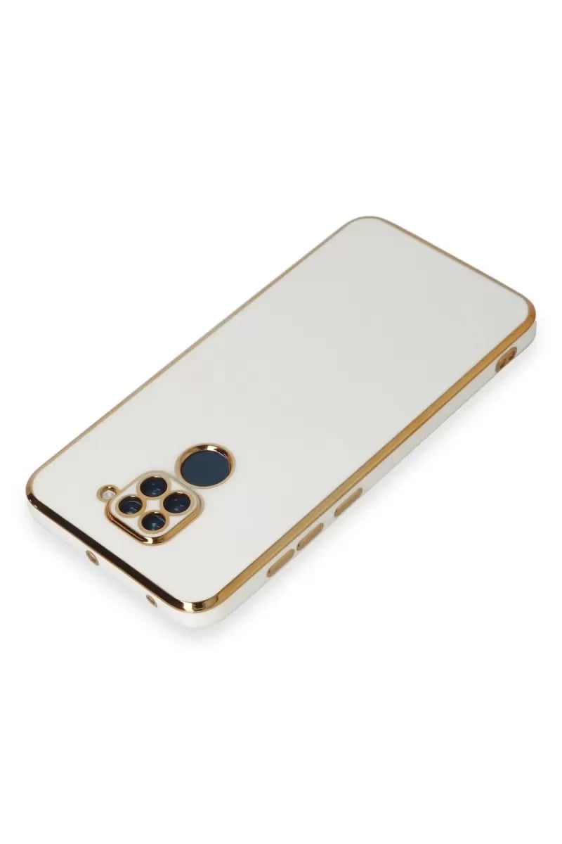 Xiaomi Redmi Note 9 Kılıf Volet Silikon - Beyaz