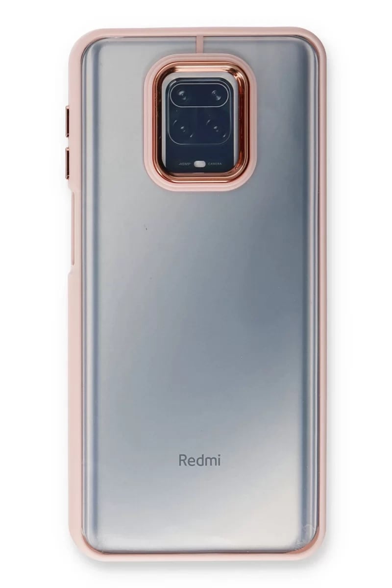 Xiaomi Redmi Note 9 Pro Kılıf Dora Kapak - Pudra