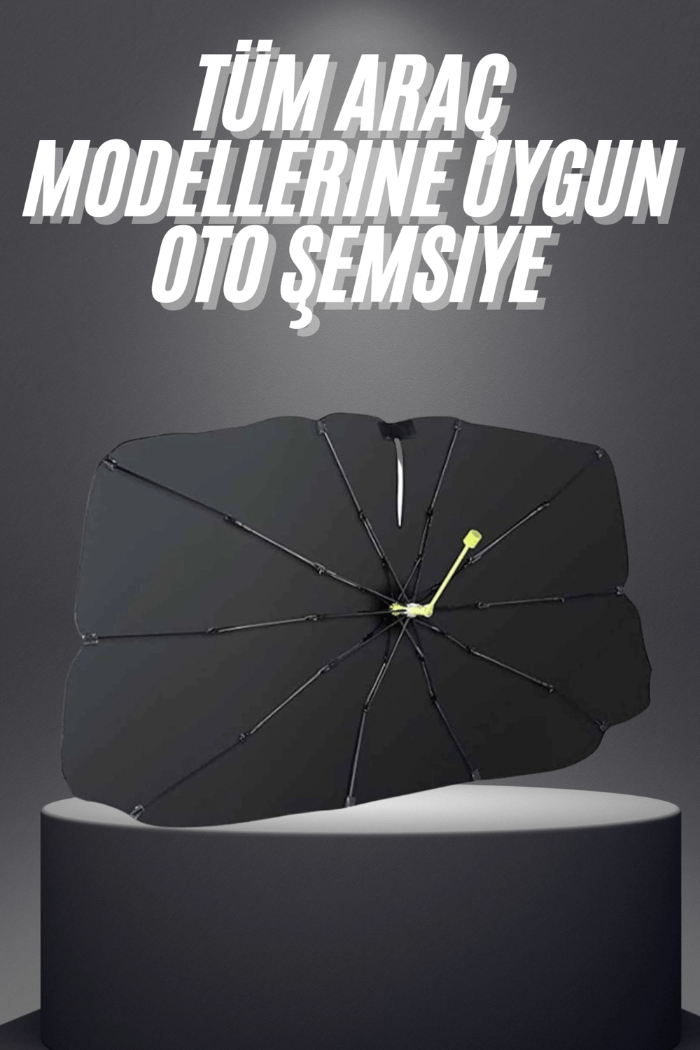 Yeni Nesil Tüm Araç Modellerine Uygun Oto Şemsiye Katlanabilir UV Işınlarına Karşı
