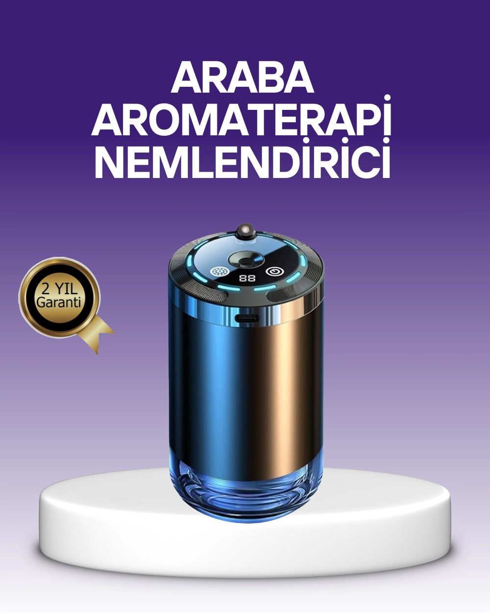 Yıldız Projeksiyonlu Araç İçi Atmosfer Difüzörü