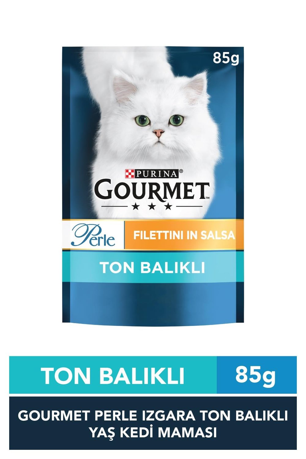 Perle Izgara Ton Balıklı Pouch Yetişkin Kedi Yaş Maması 85 Gr(.09/2025) - Petshopundan