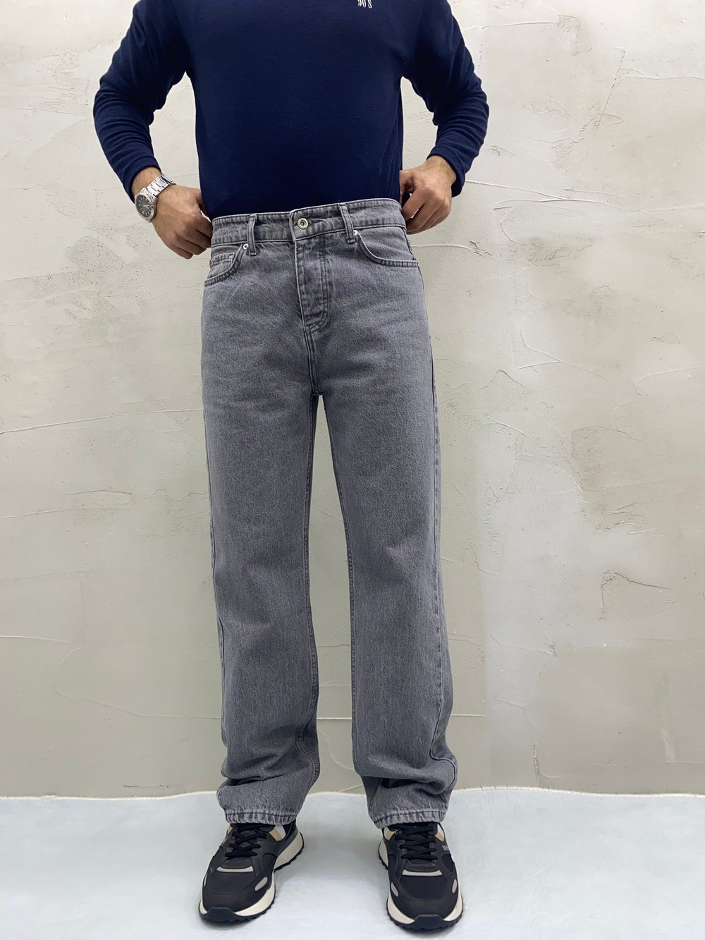 Antrasit Baggy Jean