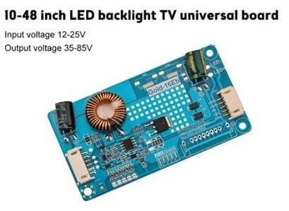 10-48 INCH UNIVERSAL BOARD 12-25V INPUT- 35-85V OUTPUT