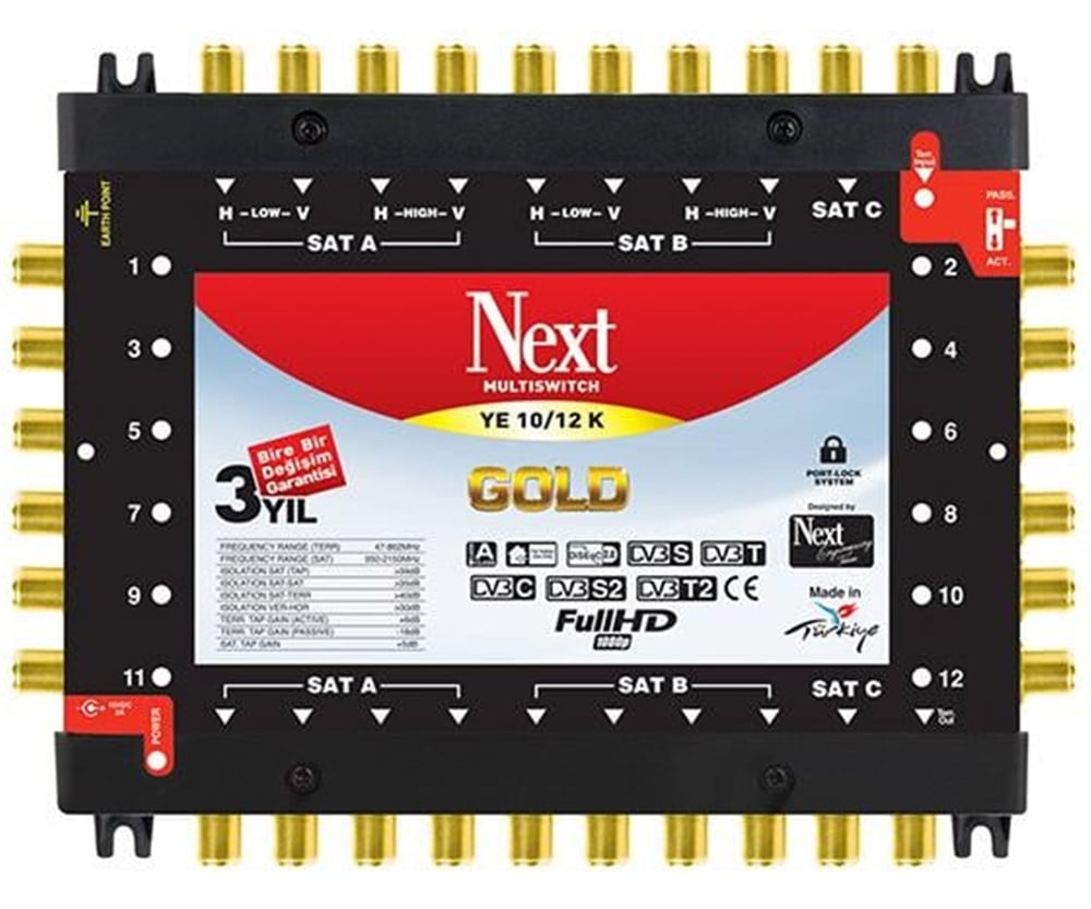 Next 10*12 Kaskatlı Uydu Santrali Next - Mersat Sonlu Uydu Santral