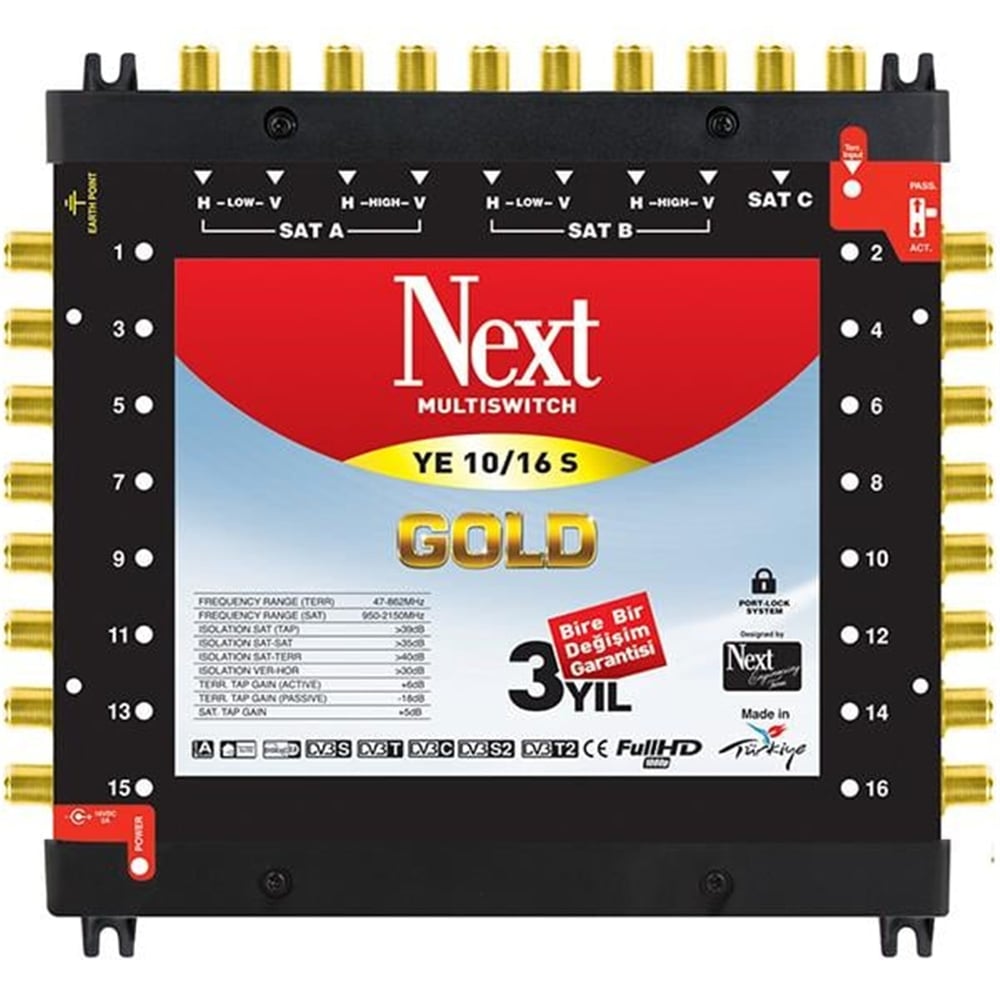 Next 10*16 Kaskatlı Uydu Santrali Next - Mersat Sonlu Uydu Santral