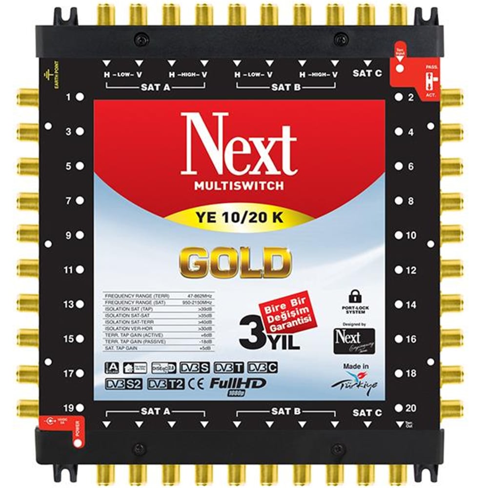 Next 10*20 Kaskatlı Uydu Santrali Next - Mersat Sonlu Uydu Santral