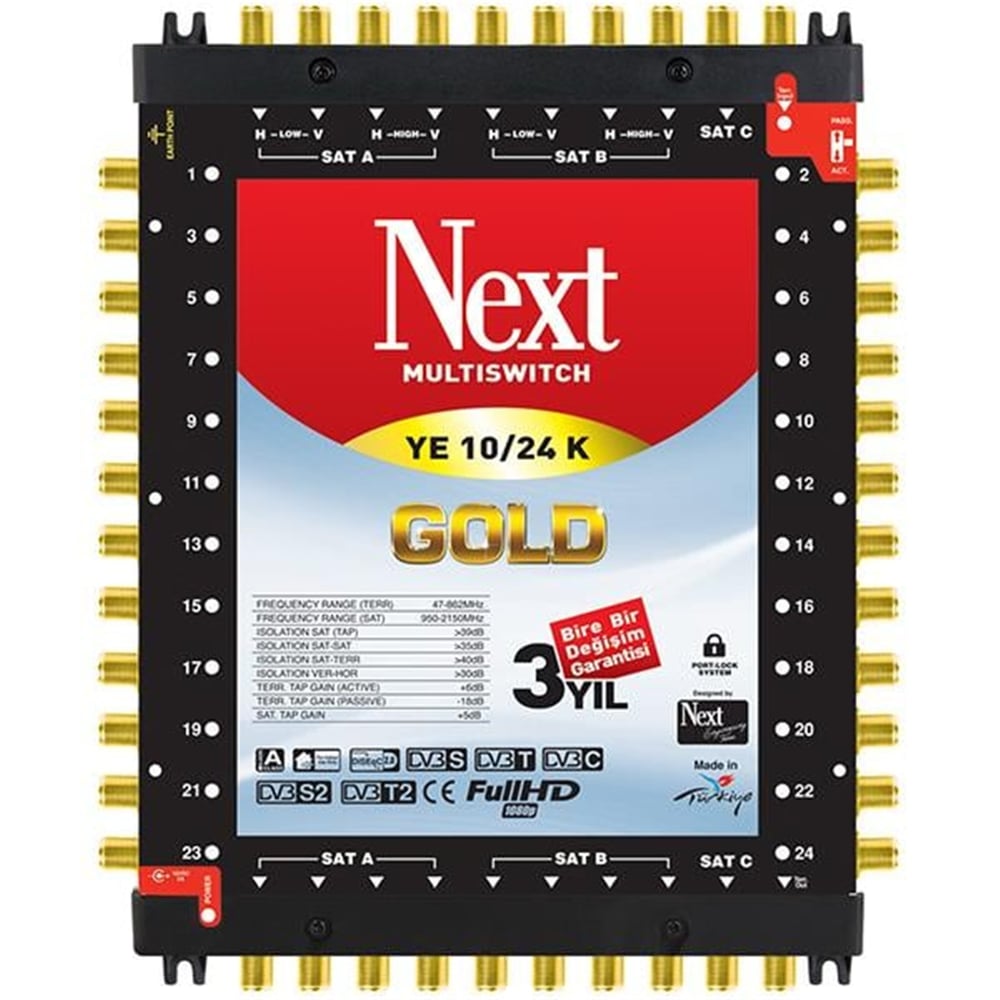 Next 10*24 Kaskatlı Uydu Santrali Next - Mersat Sonlu Uydu Santral