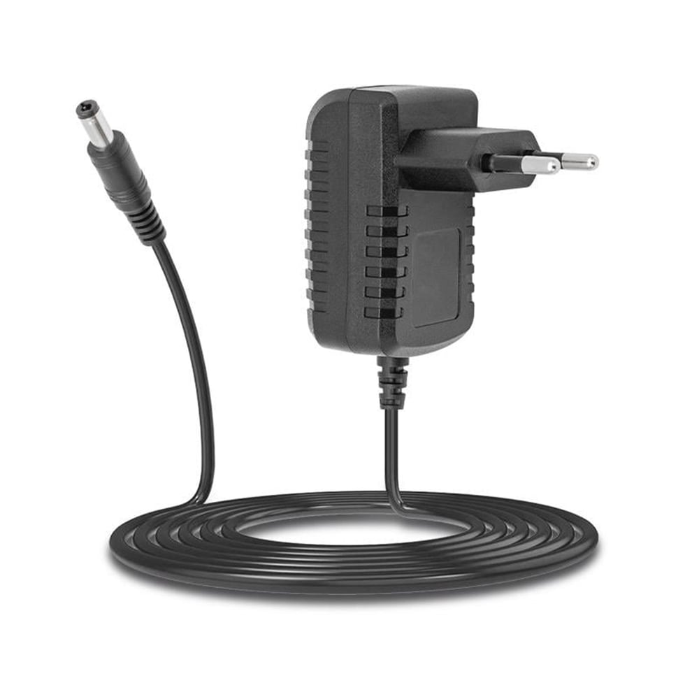 Original 12 Volt 1 Amper Priz Tip Plastik Kasa Adaptör 5.5-2.5 Uç - Adaptörler